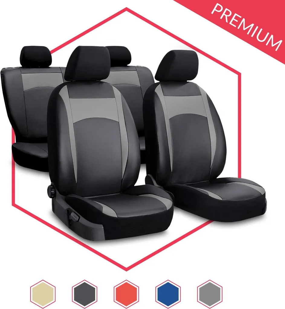 Set Coprisedili Auto Grigio per Hyundai Elantra V - Protezione Nuova
