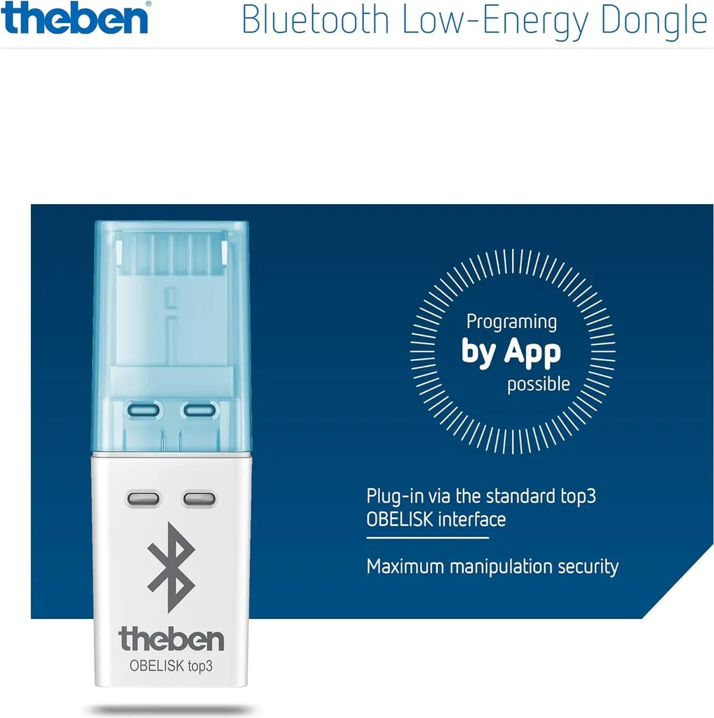 Programmer vos Horloges via Smartphone avec Theben OBELISK top3 Bluetooth