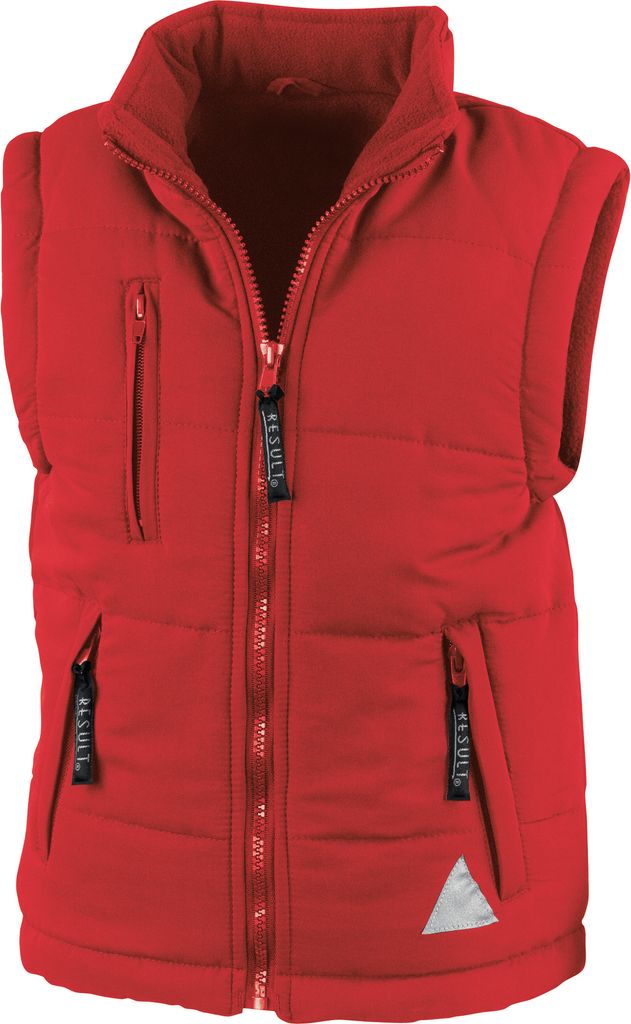 Result Kinder Gilet Ultra Padded RW3235 (M) (Rot)