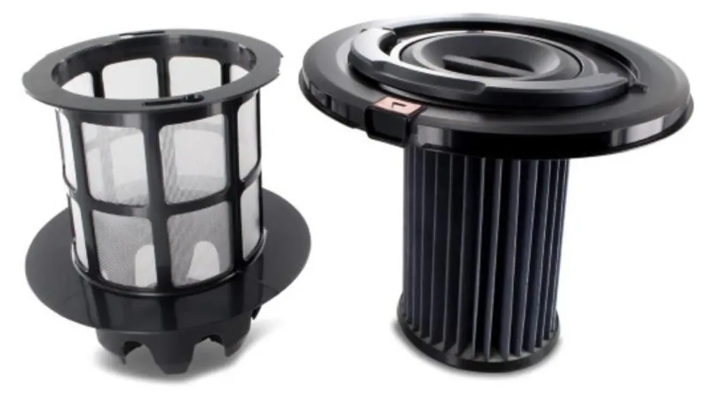 Filtre à Poussière pour Aspirateur Bosch en ABS Noir - Accessoire 21cm