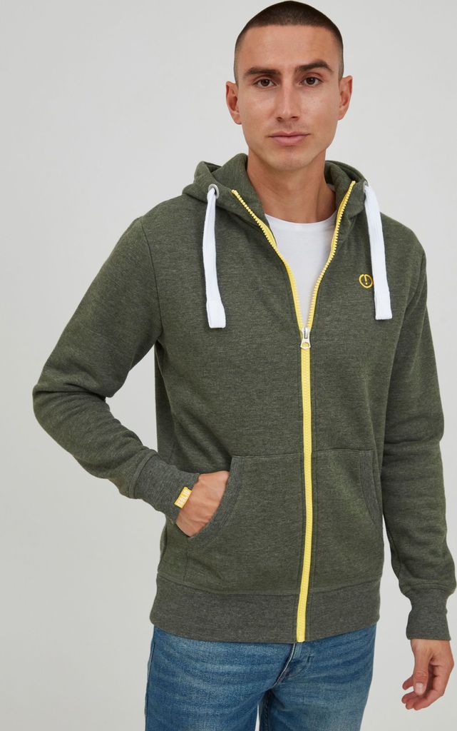 SOLID SDBenn High Neck Herren Zip-Hoodie Sweatjacke Kapuzenjacke Hoodie mit Kapuze Reißverschluss Kängurutasche Baumwollmischung Regular fit