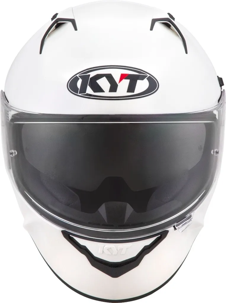 Casque KYT NF-R Plain Blanc - Intégral Touring Sportif en Taille XS