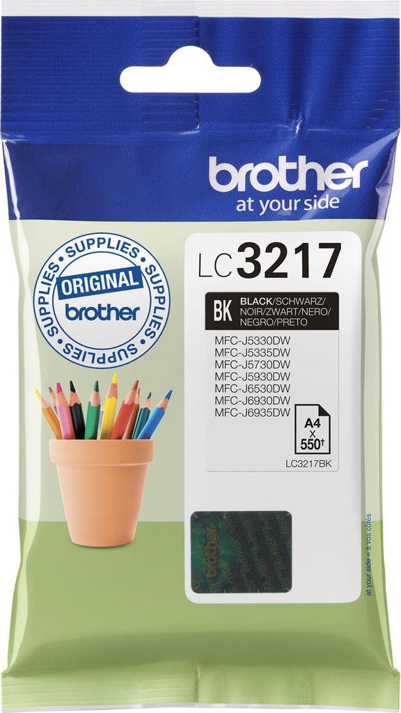 Brother LC3217BK - Nero - Originale - Cartuccia Immagine del prodotto 
