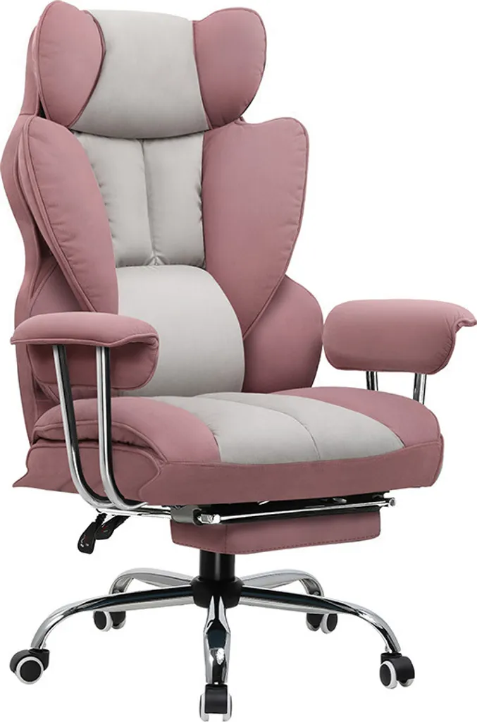 Dites Adieu au Mal de Dos avec cette Chaise de Bureau Gaming Ergonomique Rose