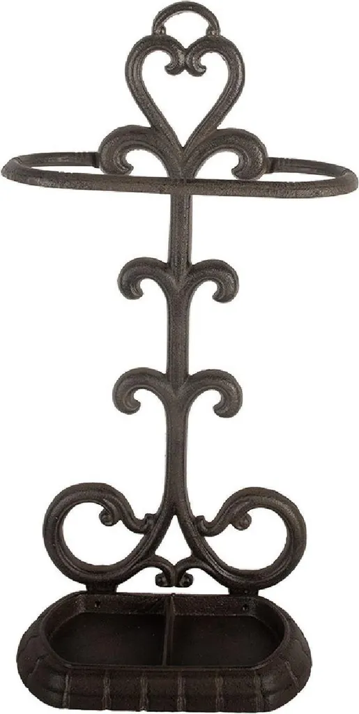 Porte-parapluies d'Entrée Pratique Marron 29x15x56 cm - Maison Propre