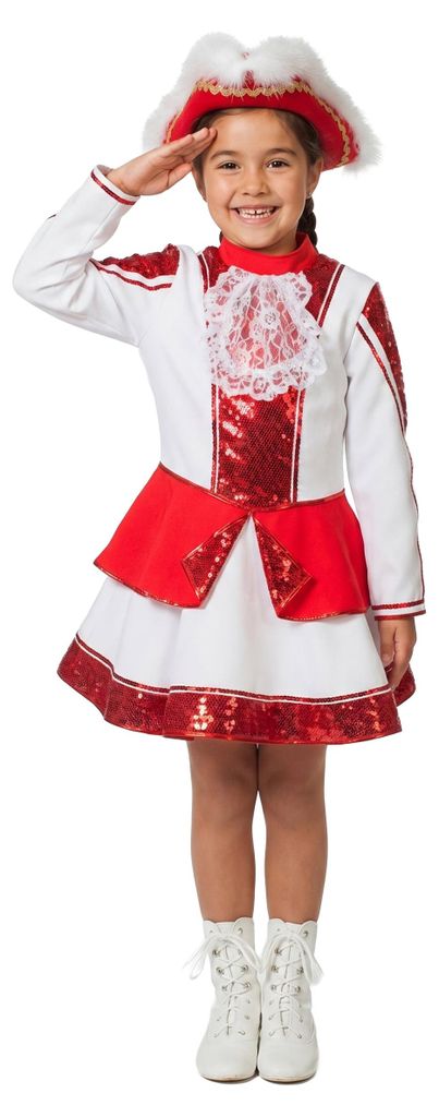 Wilbers Tanzmariechen in rot - Funkenmariechen 104 - 164 cm Produktbild 