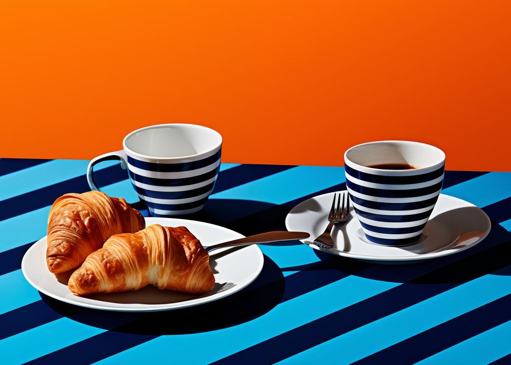 Plakat 35x25cm Croissants