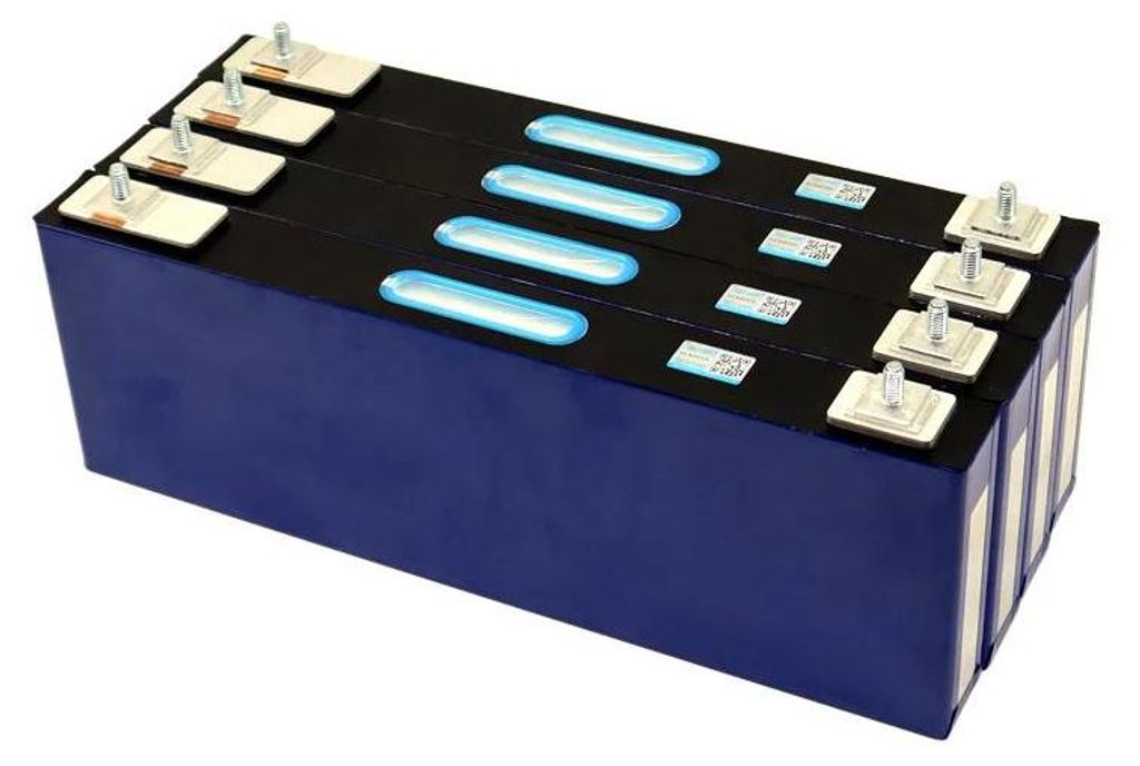 Li-Ion Akku 3.7V 150Ah - Leistungszelle 4er Set - Tiefzyklus - Für Solar & Windkraft - Offgrid Heimenergiespeicher 3S 12V 24V