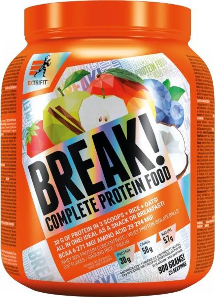 Protein Break ! - Protéine Whey 900g saveur Myrtille pour Sportifs