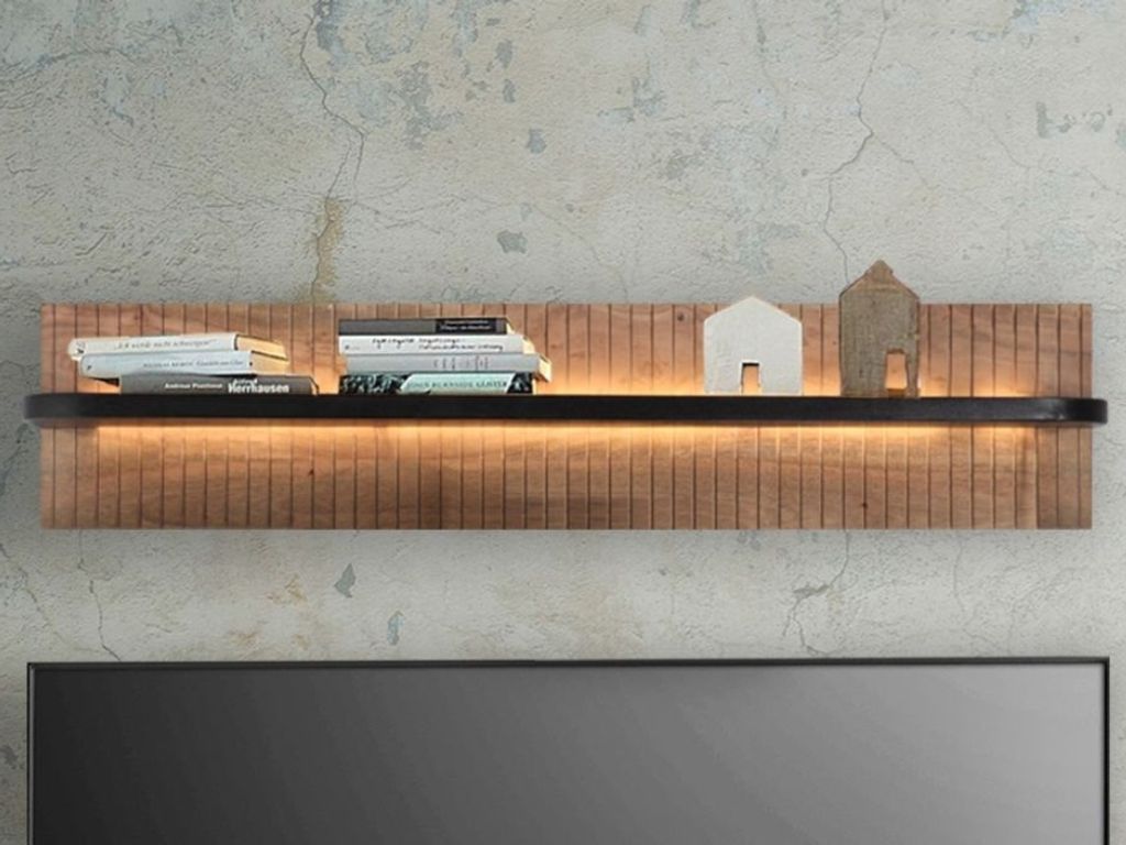 BRONX ROUND Wandpanel 118x25 mit Licht