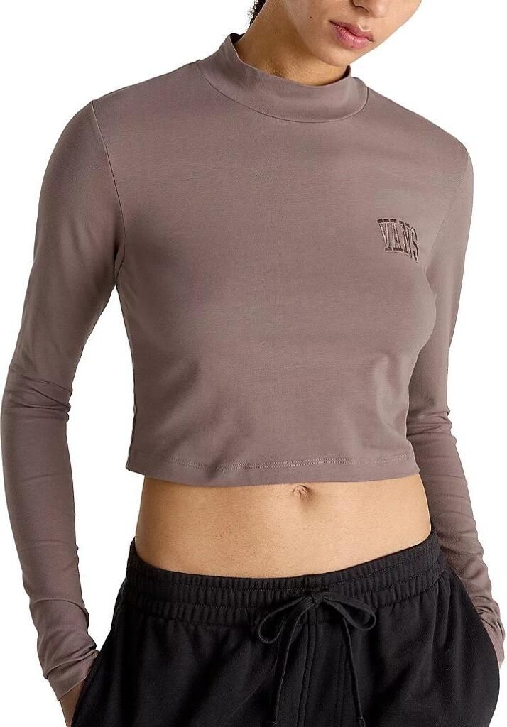 VANS MINI MOCK NECK LS PROG Brown
