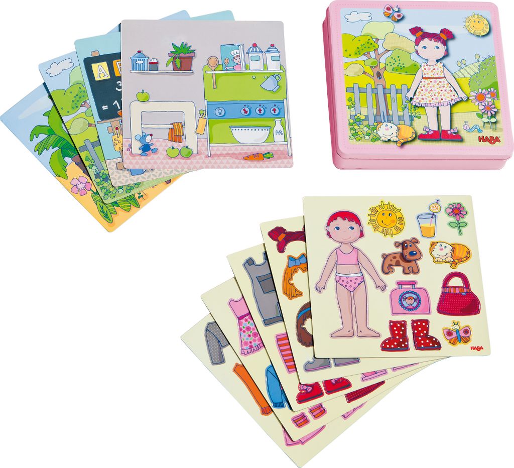 HABA Magnetspiel-Box Anziehpuppe Lilli, 3 Jahr(e) Produktbild 