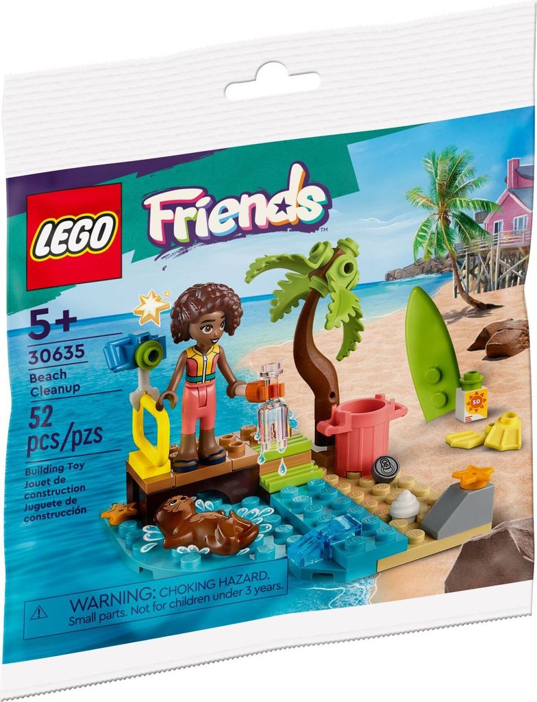 LEGO 30635 Friends Strandreinigungsaktion Produktbild 