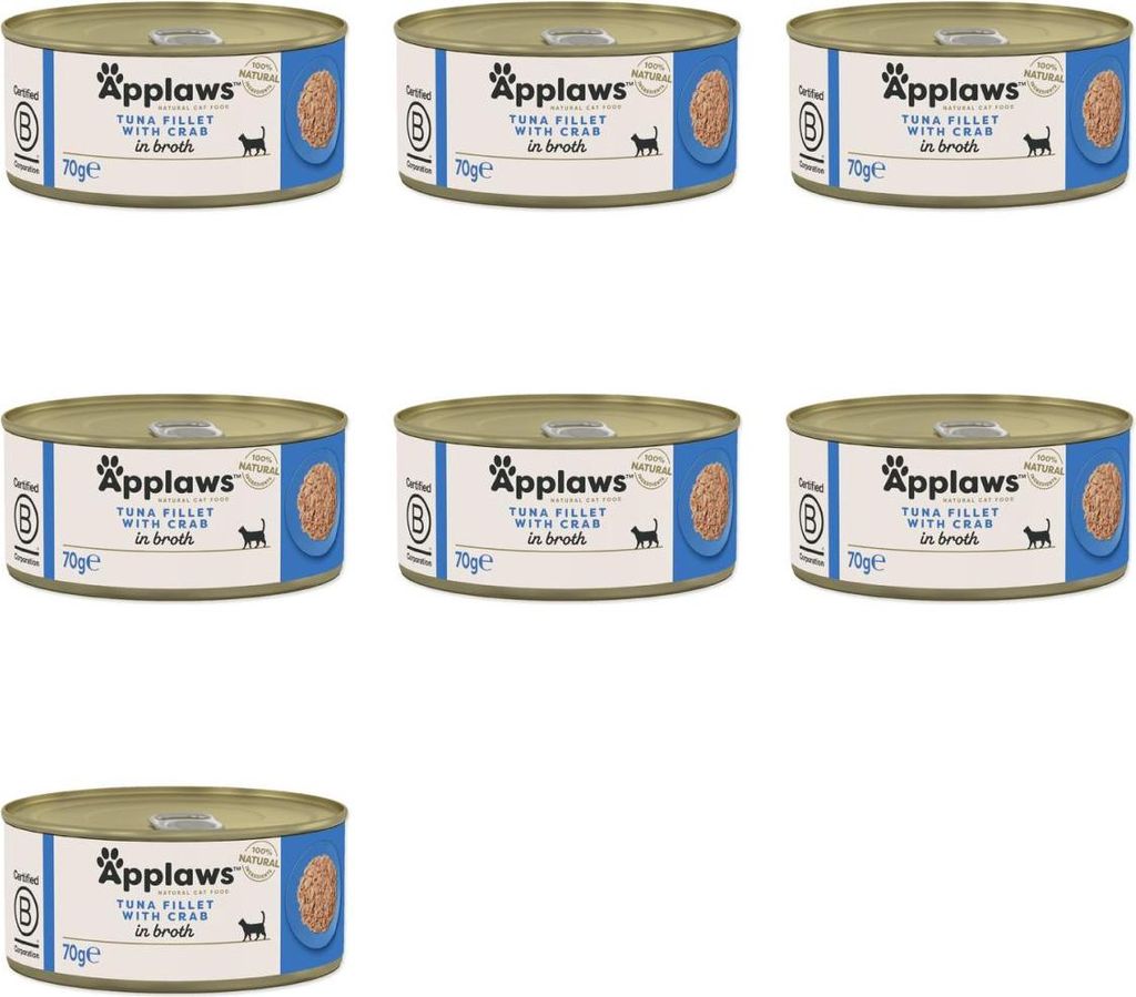 Applaws Cat Dose Thunfisch und Krabbe 70g / Packung 7 Stk.