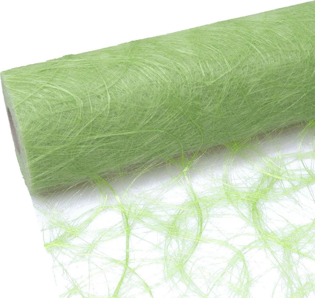 Sizoweb Tischläufer - hellgrün - 60 cm breit - 25 m lang - 64 007-R