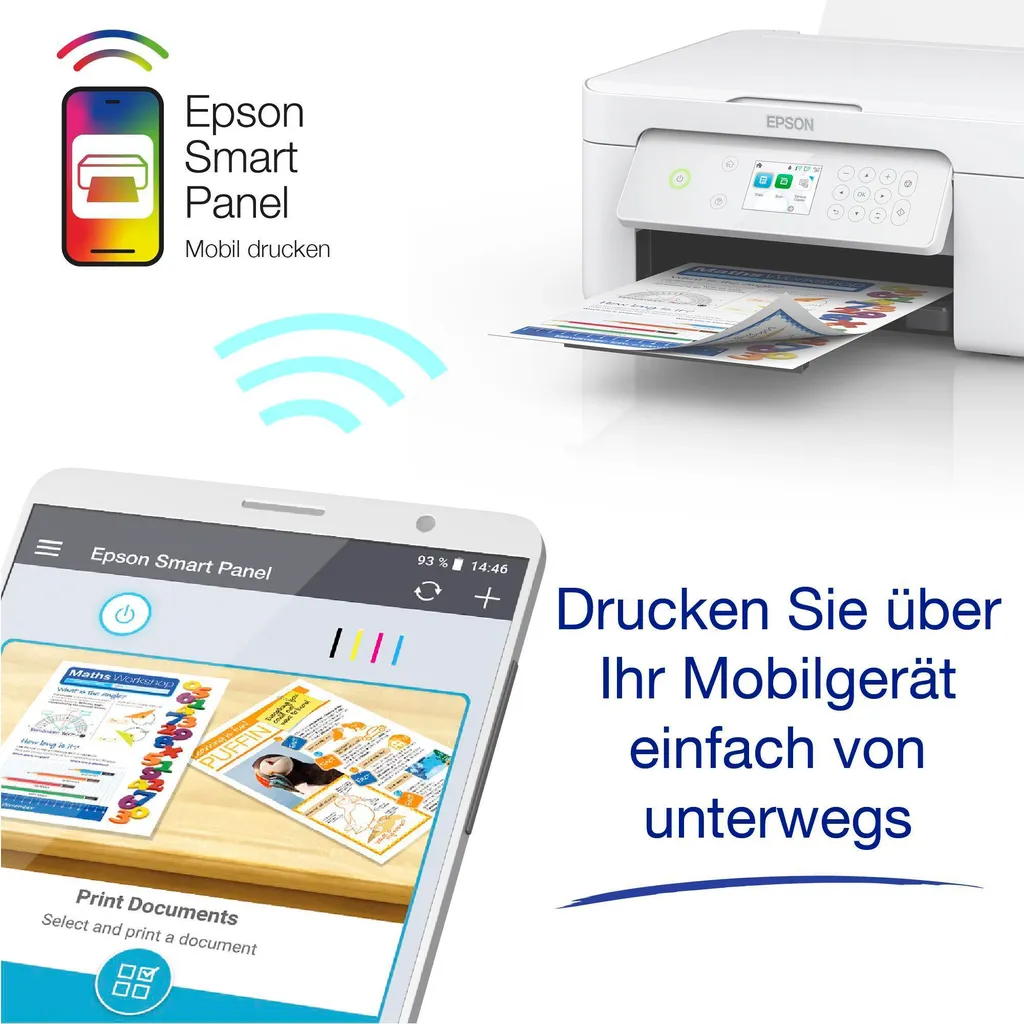 Epson Expression Home XP-4205 Imprimante Jet d'Encre 3-en-1 WiFi Blanche - 15