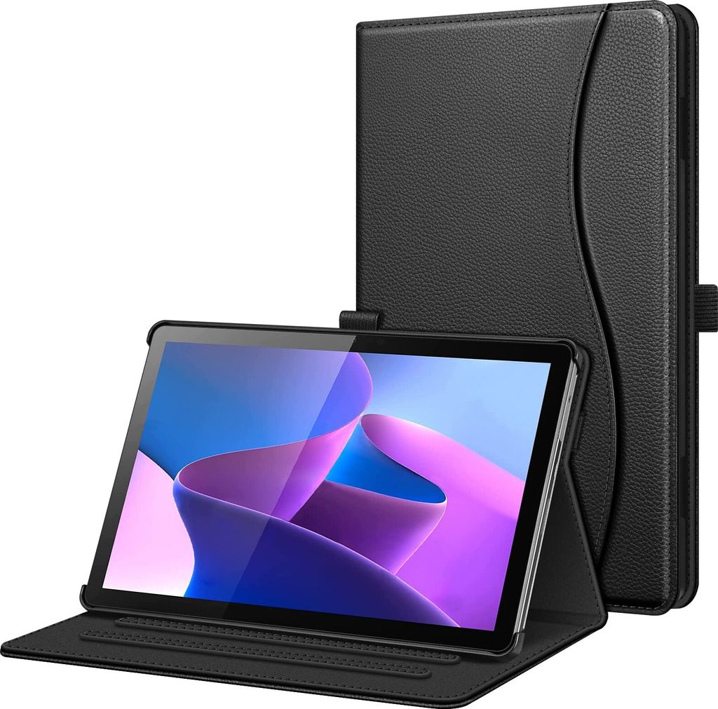 Fintie Hülle für Lenovo Tab M10 (3rd Gen) 10,1 Zoll 2022 TB328, Multi-Winkel Betrachtung Schutzhülle mit Dokumentschlitze Auto Schlaf/Wach für ...