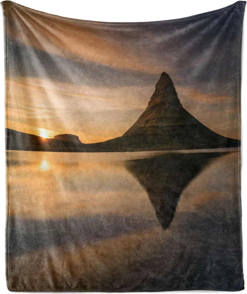 Plaid Abakuhaus 175x230 Montagna Fleece Multicolore Lavabile