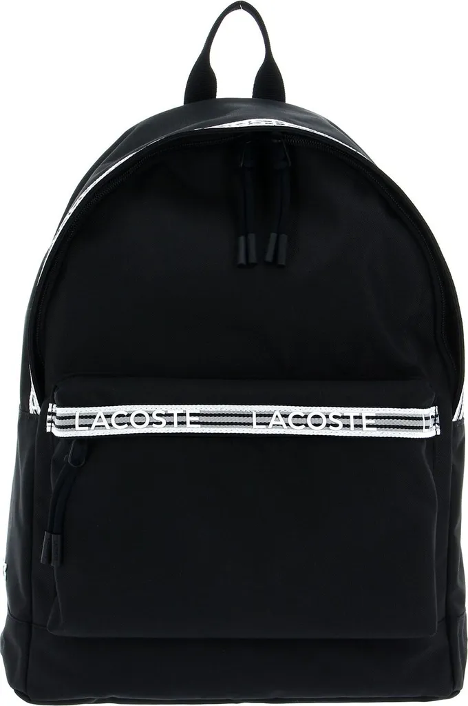 Zaino Lacoste Neocroc Seasonal Noir - Zaino Porta PC 15 Pollici