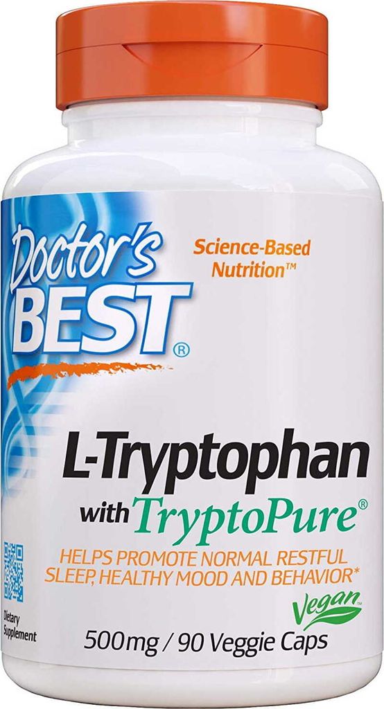 Doctor's Best L-Tryptophan mit Tryptopure 90 Vcaps
