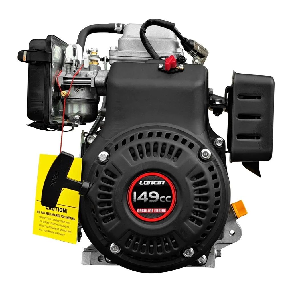 Loncin LC165F-3H 4.5 HP moteur à essence, Arbre claveté Ø15 Image du produit 