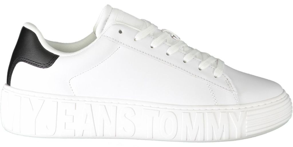 Moderner Herren-Sportschuh in Weiß mit kontrastierenden Details
