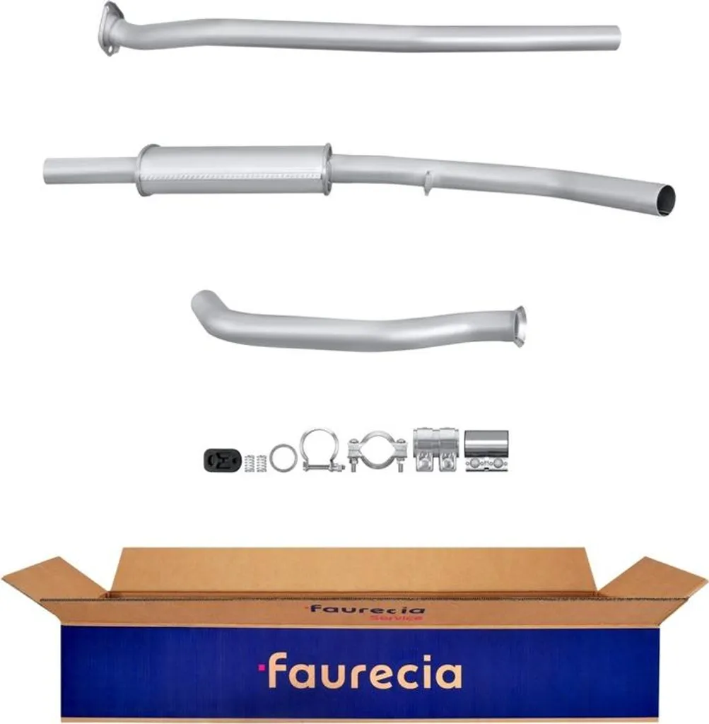 Pot d'échappement avant pour PEUGEOT 306 série Expertise par FAURECIA