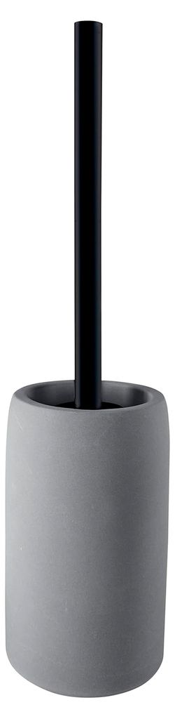 WC Bürste Gemma Steingut 11 x 44,5 cm - Grau