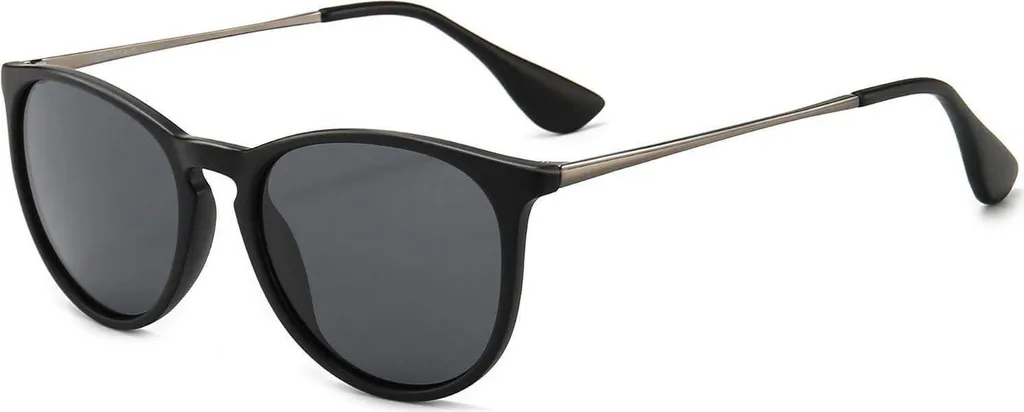 Lunettes de soleil de conduite pour femme polarisées et rondes retro