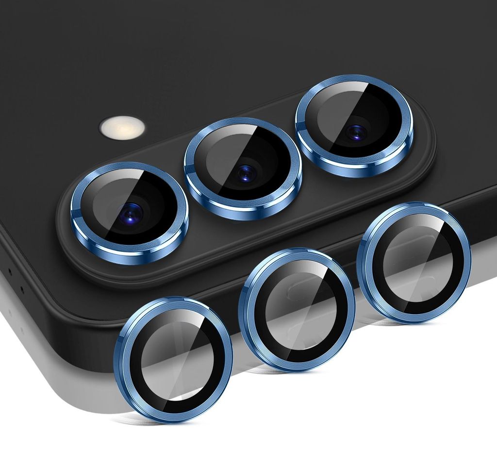 Kamera Linsenschutz Glas Set für Samsung Galaxy S26 Schutzglas Camera Linse Panzerfolie 9H Titan Blau