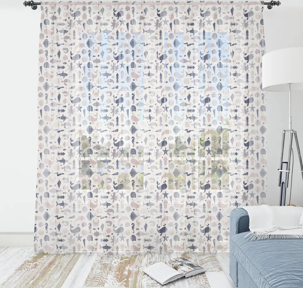 Arazzo Digitale ABAKUHAUS Sea Life - Satin HD 220x274 cm