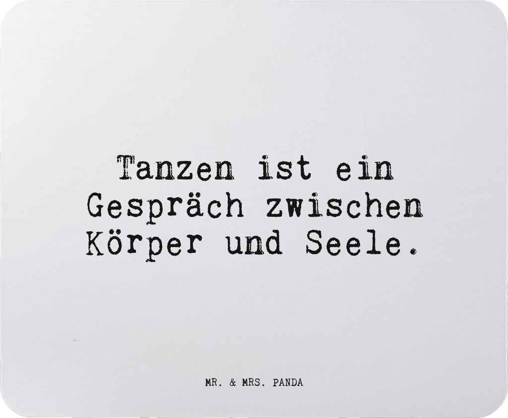 Mr. & Mrs. Panda Mauspad Tanzen ist ein Gespräch... - Produktbild 