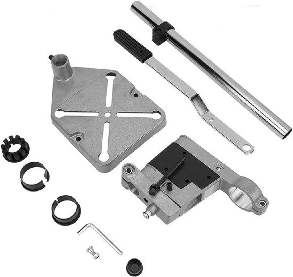 Support perçage avec pince ajustable 40 cm et socle stable 150 mm