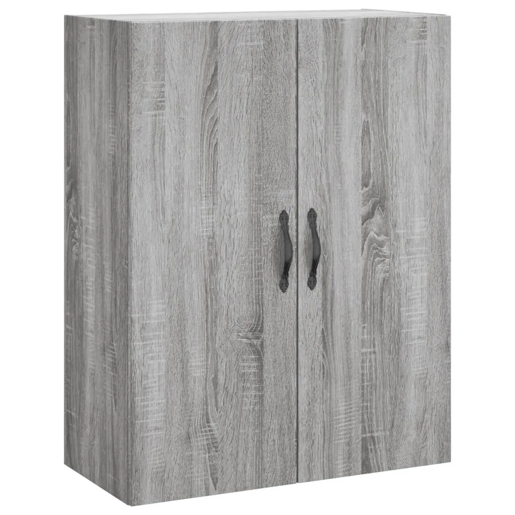 Armadio a muro Grigio Sonoma 69,5x34x90 cm Materiale legno