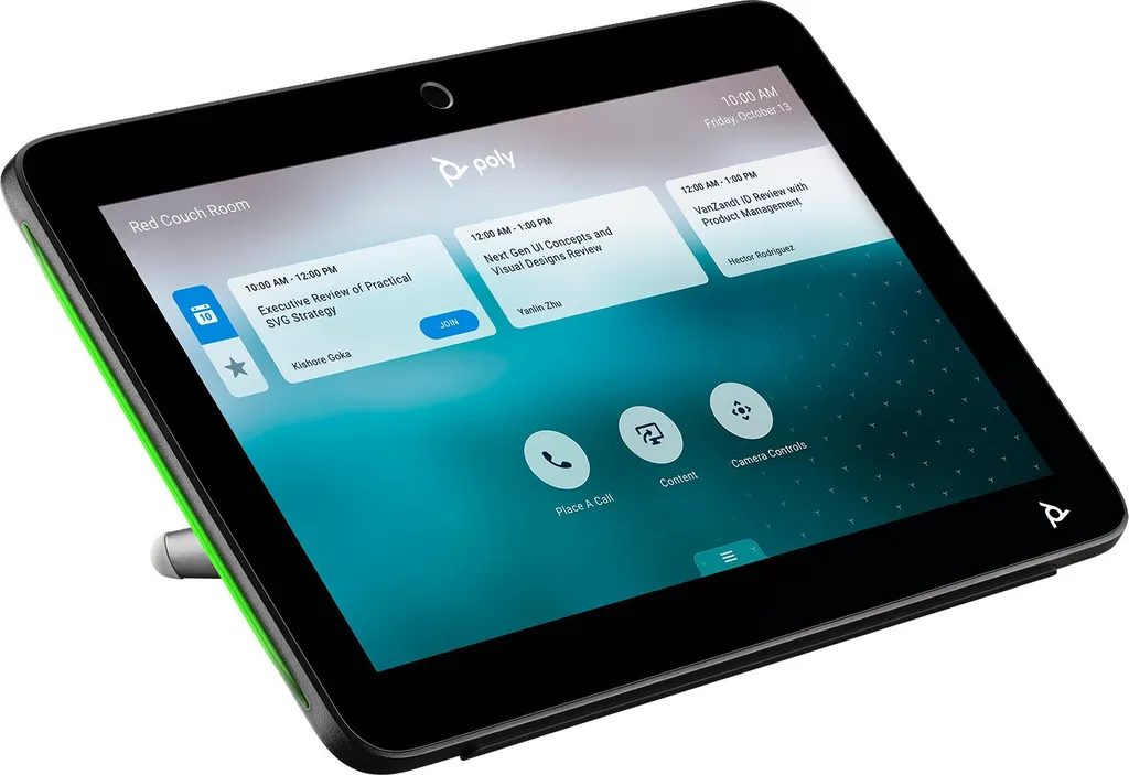 Tablette tactile Poly TC10 pour la planification des salles de réunion - 4