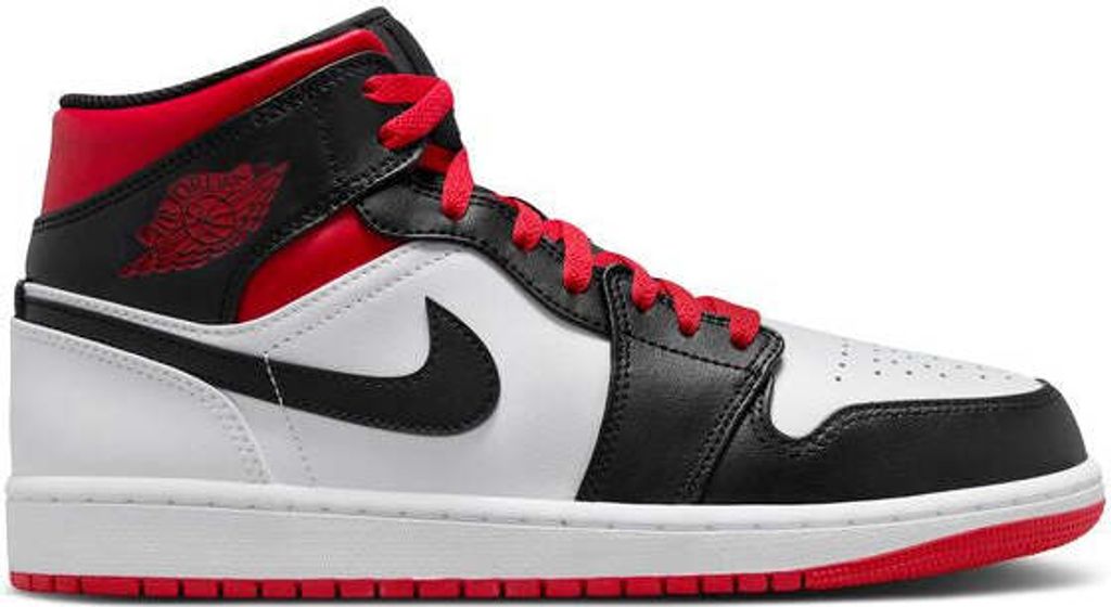 Air Jordan 1 Mid Gym Red Black Toe - EU: 44