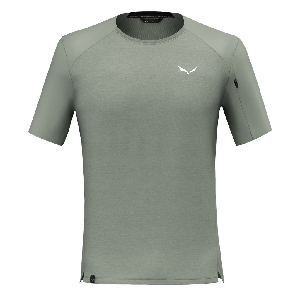 Puez Merino Hybrid T-Shirt Herren - Salewa, Farbe:5130-shadow, Größe:54/XXL