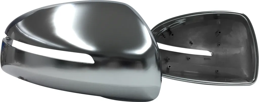 Coques Rétroviseurs Argent Mat Audi TT 8J Look Alu - Haute Qualité ABS SET