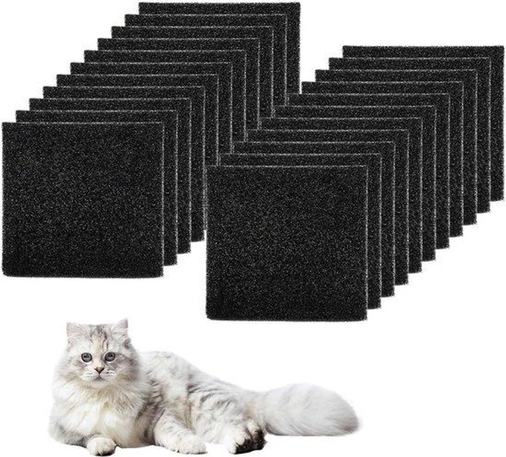Désodorisant pour Litière de Chat : Lot de 22 Filtres Charbon Actif