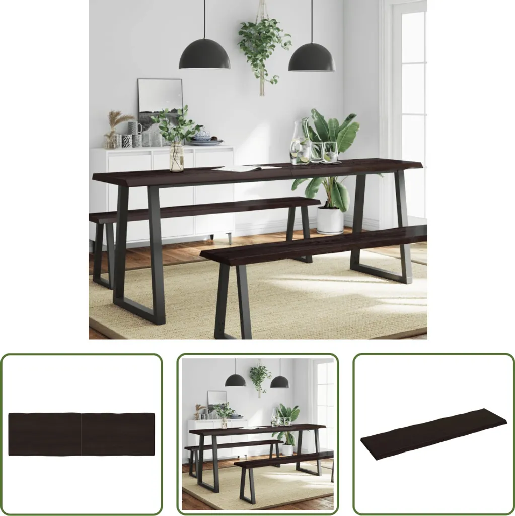 Piano Tavolo Robusto 200x60 Legno Massello Trattato | Living Store
