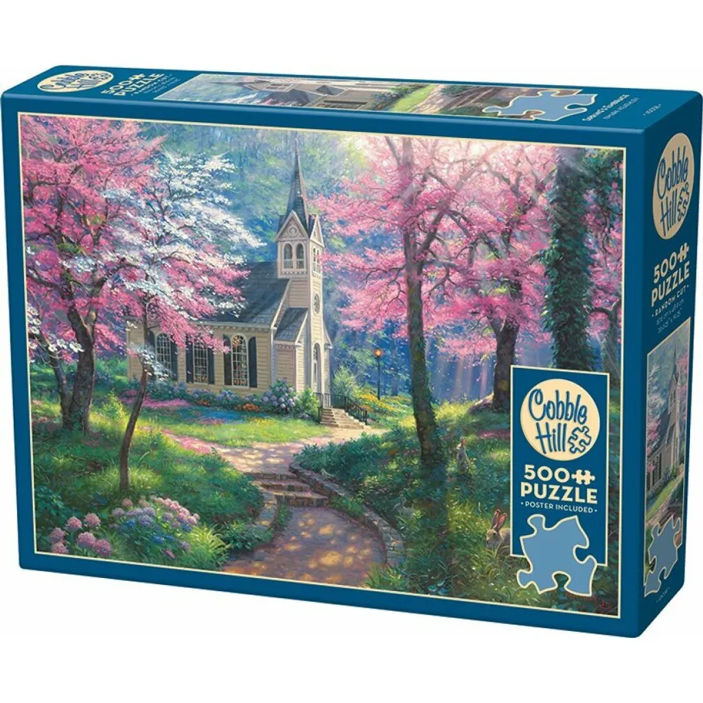 Puzzle 500 pièces L'Étreinte du Printemps pour se relaxer chez soi