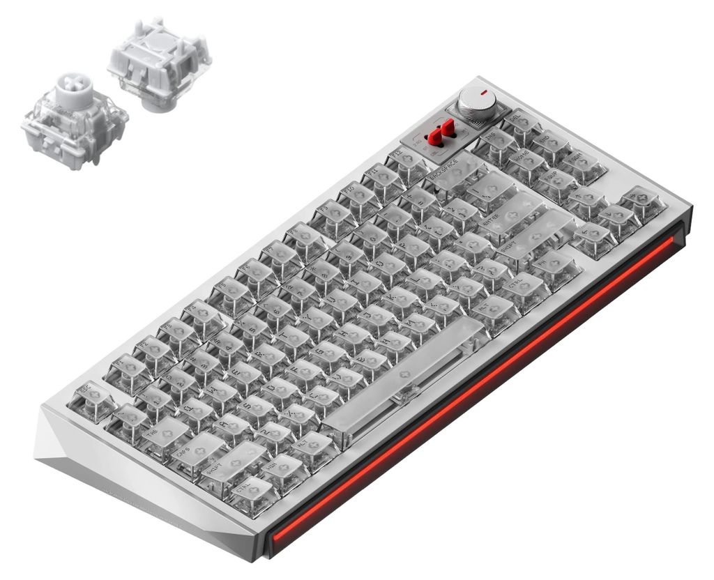 Tastiera da gioco wireless NuPhy WH80, layout QWERTY US - Immagine del prodotto 