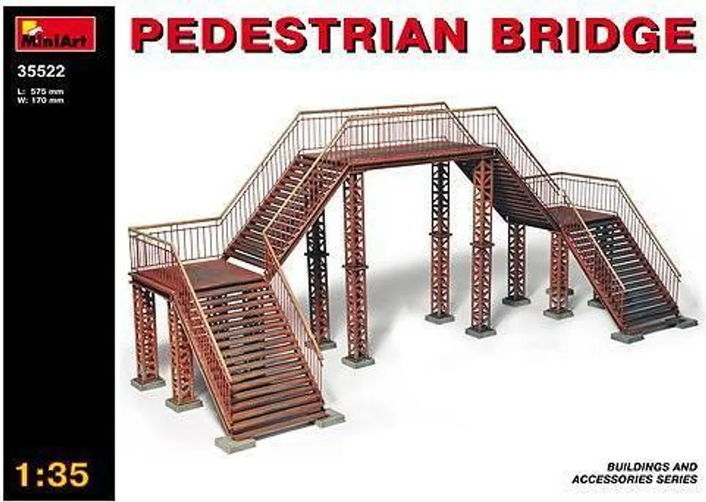 Passerelle Piétonne 1:35 MiniArt 35522 - Kit Plastique Haute Définition