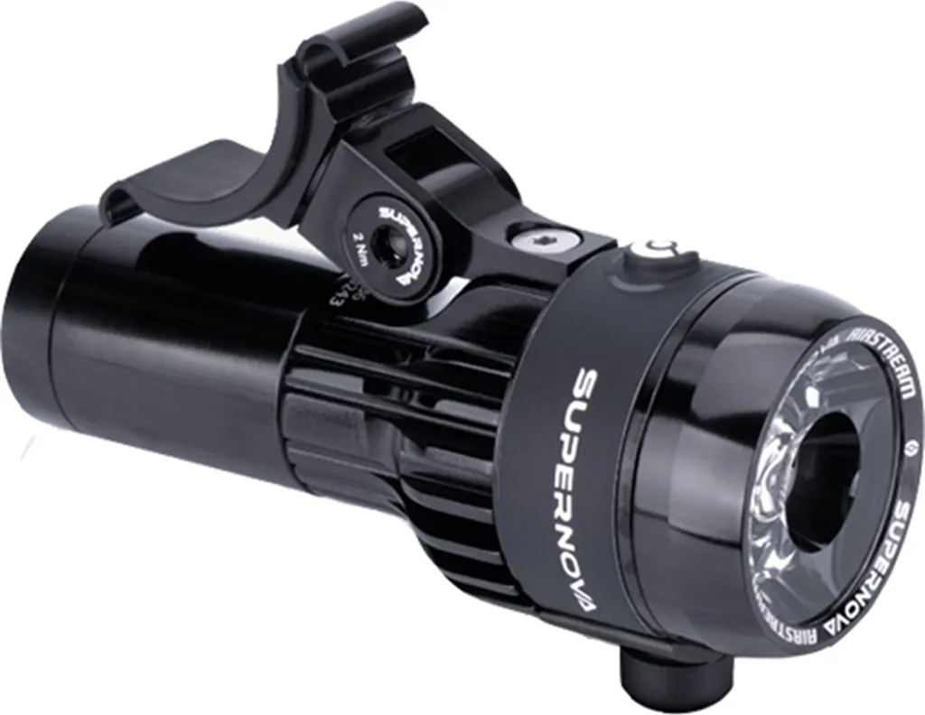 Éclairage Avant Vélo Supernova Airstream 2 StVZO à Batterie Intégrée Noir