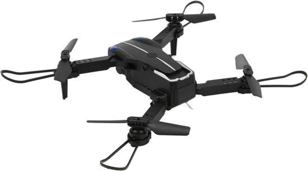 Drone RC Pliable avec Caméra 4K Noir Haute Résolution pour Débutants