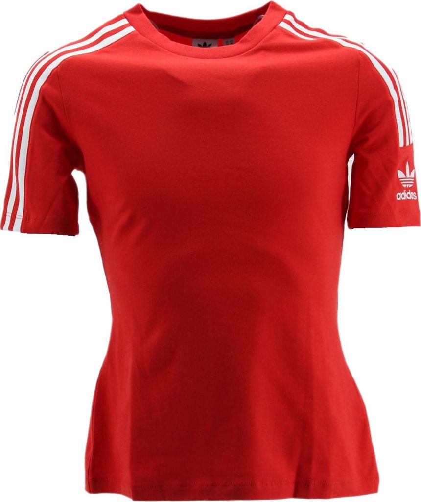 Adidas Originals Tight Tee Damen T-Shirt Sportshirt Fitness Shirt Rot FM2594 28 / 2XS