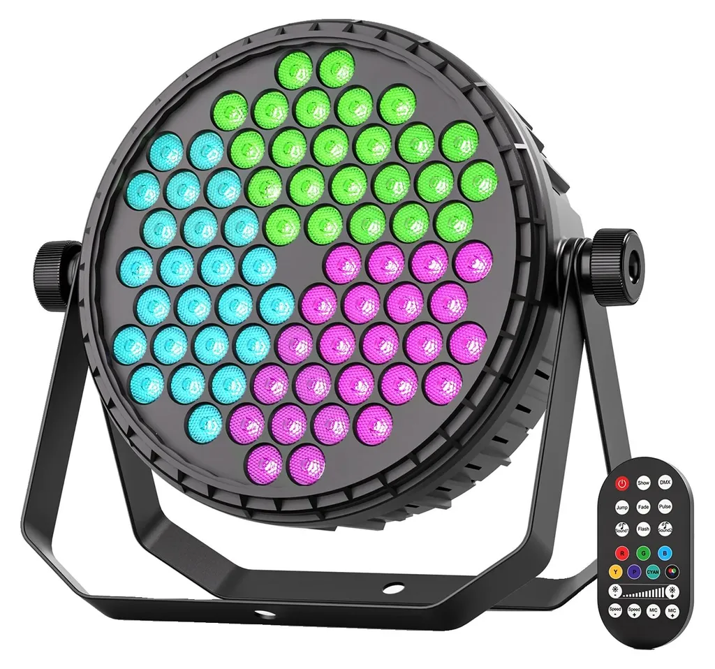Éclairage de Soirée RVB DMX512 pour Fêtes et Clubs - Projecteur Prise UE