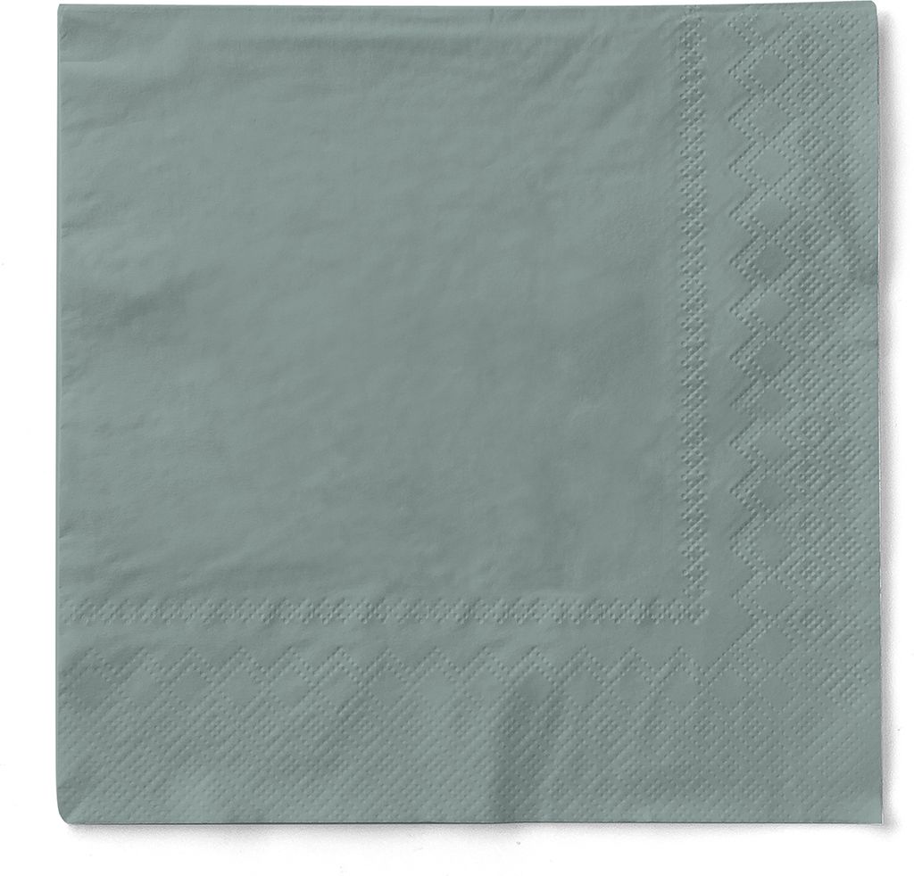 Sovie HOME Serviette Grau aus Tissue 33 x 33 cm, 3-lagig, 20 Stück