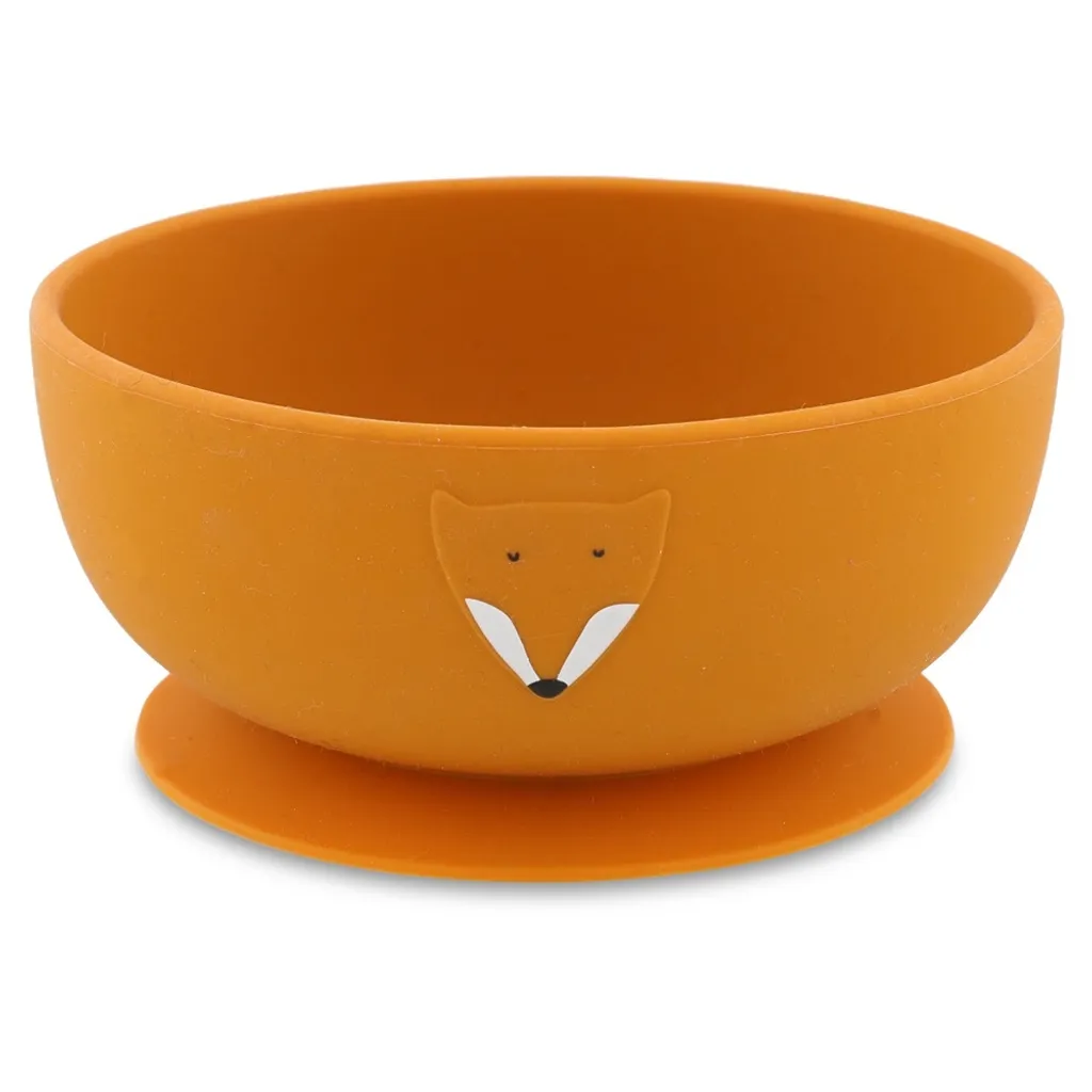 Fini les Assiettes Renversées avec le Bol Ventouse en Silicone Mr Fox Trixie