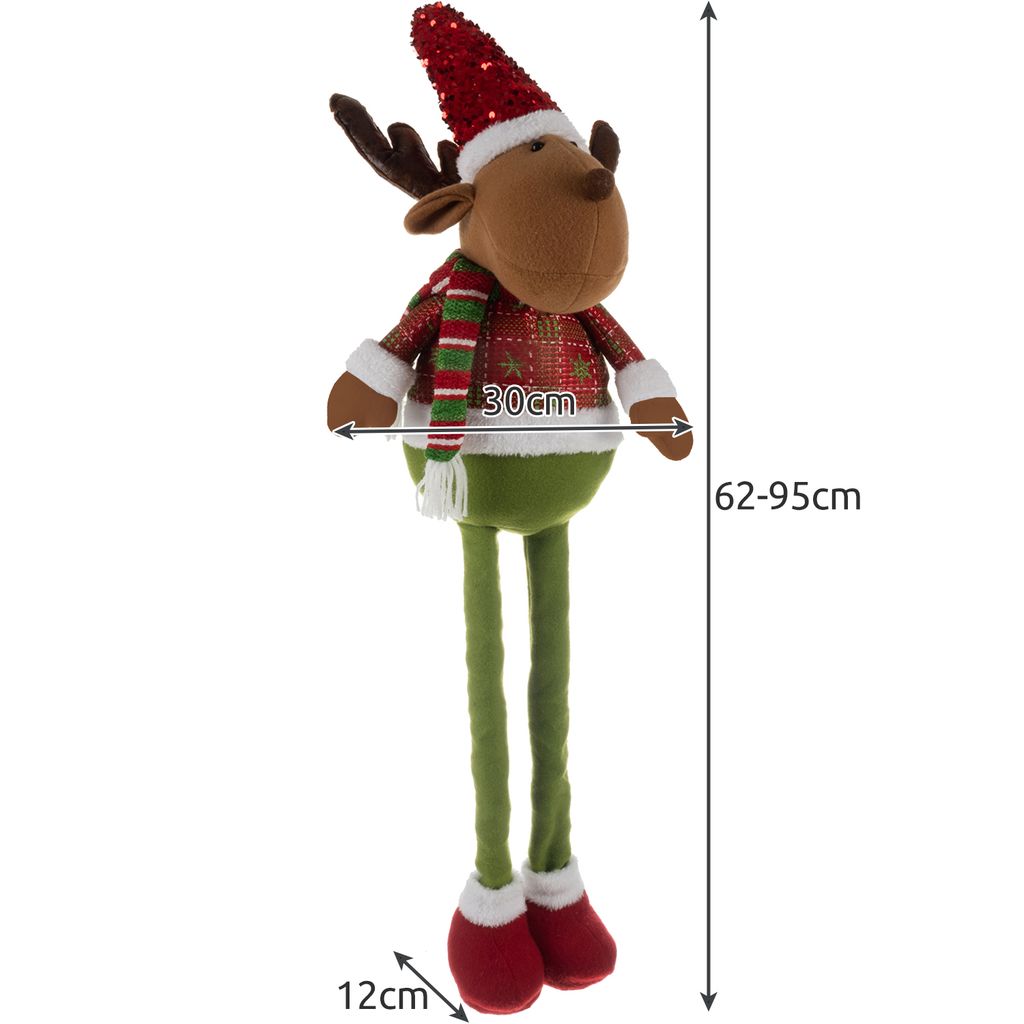 Weihnachts-Rentier - ausziehbar 95cm Ruhhy 22329 Produktbild 2